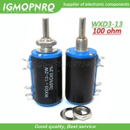 2PCS WXD3 13 2W 100 ohm WXD3 13 2W 100R Rotary side Rotary Multiturn Wirewound Potentiometer IGMOPNR