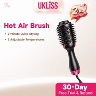 UKLISS  3 In 1 Hair Dryer Brush Curler/Straightener Comb