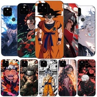 Case For Google Pixel 4a 5XL 5G 4A 4G Case Back Phone Cover Protective Soft Silicone Black Tpu Japanese classic anime