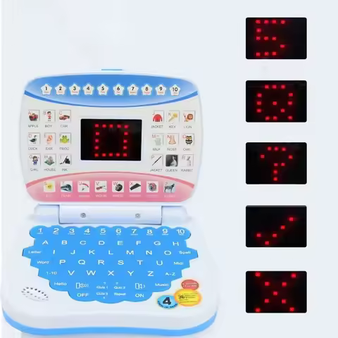 Learning Machine Laptop Computer Child Electronic Preschool Language Education Toys Gift Toddler Kid