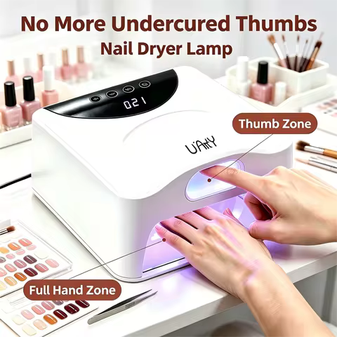 Liarty Dual-Mode Nail Lamp Single Toe Single Finger Gel Nail Curing Lamp Full Hand Fast Drying LED L