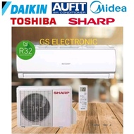 🔥With Installation area KELANTAN Sharp AHA-9WCD 1.0HP , 1.5HP , 2.0HP / AUFIT Self Clean &amp; Energy Saving Air Conditioner