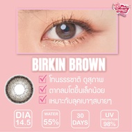 คอนแทคเลนส์ Birkin Brown (Kitty Kawaii) ขนาดกลาง 💖