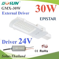 30W LED Street Light Aluminum Profile Type White 6500K Use External Driver 24V Lamp Model Bosun-GMX-