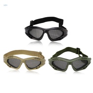 NERV Tactical Motorcycle Airsoft Eye Protection Goggles Anti Fog Mesh Metal Glasses
