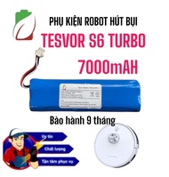 PIN ROBOT HÚT BỤI TESVOR S6 TURBO DUNG LƯỢNG 7000MAH BẢO HÀNH 9 THÁNG