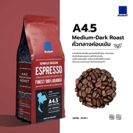 Bluekoff  A4.5 เมล็ดกาแฟไทย อราบิก้า 100% Premium เกรด A คั่วสด ระดับคั่วกลางค่อนเข้ม (Medium-Dark R