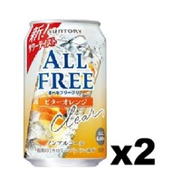 三得利 - FI0433 Suntory ALL FREE 無糖無酒精苦橙啤酒 350ml x (2罐裝) 此日期前最佳：2026年07月31日