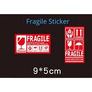 Fragile Sticker/Sticker Senang Pecah/Handle with Care/Sticker courier/Tape Fragile/Fragile Tape