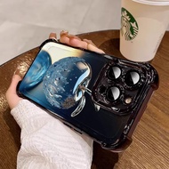 3 In1 Crystal Apple Case For Xiaomi poco C71 C75  X7 X3 F3 Phone Case Soft Anti fall protective Case