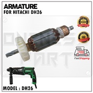 ARMATURE FOR DH26PC3 / 28PCY  ''HITACHI'' ROTARY HAMMER - 360961
