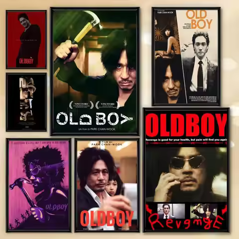 Classic Movie Oldboy Poster HD Anime Hot Theme Singer/OST/Movie-Waterproof Self-Stick Home Decor