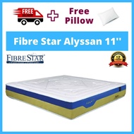 Fibre Star Alyssa 11'' Natural Latex Coconut Fibre With Pillow Top Mattress Only
