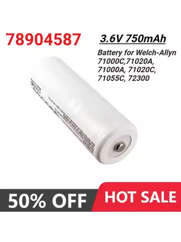 750mAh 78904587 Replacement Rechargeable Battery for Welch-Allyn 71000C 71020A 71000A 71020C 71055C 