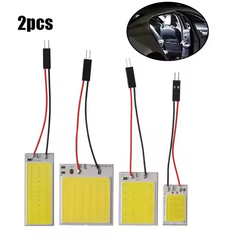 White T10 CW5w Cob 16SMD 24SMD 36SMD 48SMD Car Led Auto Interior Reading Lamp Bulb Light Dome Festoo