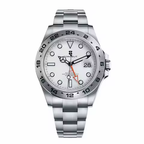 Luxury Corgeut nh34 GMT Automatic Mechanical WristWatches 39MM Sapphire 100M Waterproof Mens Dive Wa
