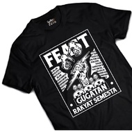 Feast T-shirt of the Universe People's Lawsuit | Feast Band T-shirt | 24s Thick material