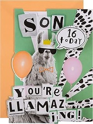Hallmark Son 13th Birthday Card - Die Cut 3D Design
