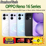 OPPO Reno 16 Pro Oppo Reno 16/Dimensity 9500s Dimensity 8500 Super/6.78inch 120Hz 7000mAh 80W Dual S