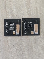 🩷 Lancome 粉底液 Sample Set - 持妝輕透粉底液 Teint Idole Ultra Wear Foundation (色號 P-01 粉嫩白) 1 ml x 2包