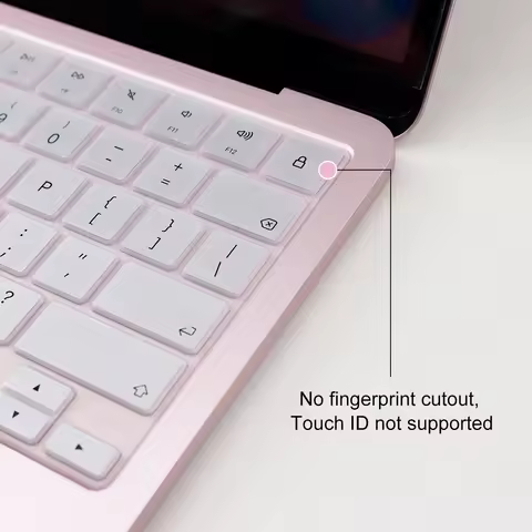 Colorful English US Ultra-thin Keyboard Protector for MacBook Neo 13" A18 Pro 2026 A3404 No Touch ID