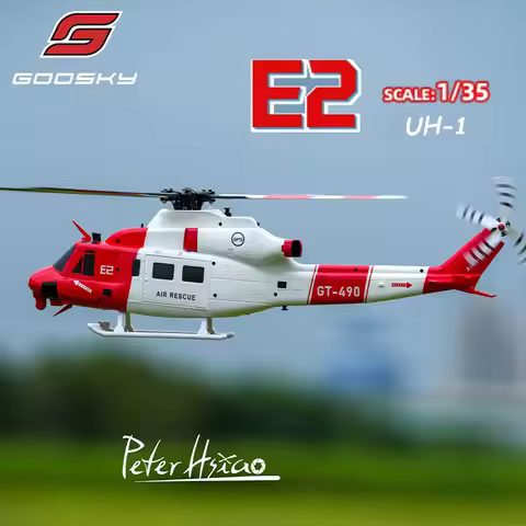 Goosky Legend E2 GPS 2.4G 6CH UH-1Y TOF Altitude Hold Dual Brushless Direct Drive Motor 1:35 Scale R