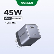 UGREEN 45W GaN USB-C Foldable Charger Mini PD Fast Charging Multi Protocol Universal 100-240V