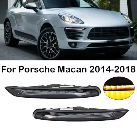 95B941181A Car Front Bumper LED Daytime Running Light DRL Driving Lamp For Porsche Macan 95B Base S 