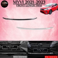 AUTOPROMAX Perodua myvi gen 3 2021-2024 front lower trim garnish accessories myvi gen3 gm3 fl carbon