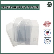 IC Cover PVC /ID cover/TRANSPARENT PVC IC COVER/ SAMPUL IC/ IC HOLDER (9cm X 6cm)