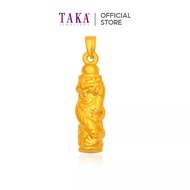 TAKA Jewellery 999 Pure Gold Pendant Dragon