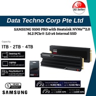 SG Local - New SAMSUNG 9100 PRO with Heatsink NVMe 2.0 M.2 PCIe 5.0 x4 Internal SSD 1TB 2TB 4TB 5 Ye