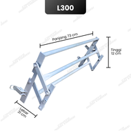 Pangkon Hidrolis Bumper Jungkit Bumper Truk Ragasa Elf Macan L300 Jungkit Bemper