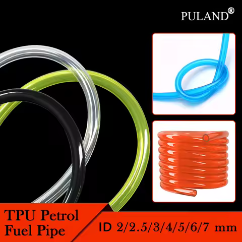 Fuel Hose ID X OD 2x3.5/2x4/2.5x5/3x5/3x6/4x6/5x8/6x8/7x10mm TPU Gas Pipe for Motorcycles Tricycles 