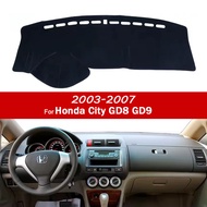 For Honda City GD8 GD9 2003 2004 2005 2006 2007 Anti-Slip Mat Dashboard Cover Pad Sunshade Dashmat P