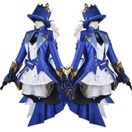 BoTiHoXi Game Genshin Impact Furina Cosplay Costumes Anime Furina Cos Play Dresses Suits Halloween