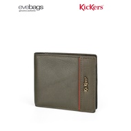 KICKERS Full Grain Cowhide Men Bi-Fold Basic Short Wallet KK00-KDLHN84795