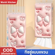 ทิชชู่แขวน ทิชชู่ กระดาษชำระ 1หิ้ว มี 1000 แผ่น ทิชชู่ติดผนัง ทิชชู่แขวน หนา 4 ชั้น  สินค้าพร้อมส่งใ