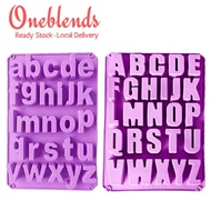Alphabet Mould Capital Letters Small Letters Mold ABC Fondant Mold Resin Mould Acuan Huruf Besar Hur