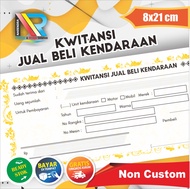 Kwitansi Jual Beli Motor Mobil | Siap Kirim | Grosir  |  Murah  |  1 & 2 ply |  Percetakan  Narendra