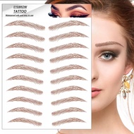 Stiker Transfer Alis 3D Semi Permanen Stiker Tato Alis Tahan Air / Sticker Alis 4D Eyebrow Tattoo Al