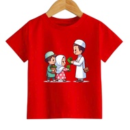 THR Lebaran Idul Fitri 2025 Children's t-shirts, Eid al-Fitr edition, 2025, boys' and girls' t-shirt