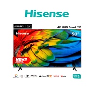 [New 2023] TV Hisense 50 นิ้ว 4K Ultra HD Smart TV VIDAA U5 รุ่น 50E6K ประกันศูนย์3ปี