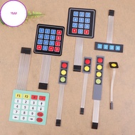 yiyi 1*2 3 4 Key Button Membrane 3*4 4X5 Matrix Array Keyboard 1X6 Keypad With LED Control Panel Pad