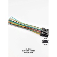 Ecu, ECM Pin Wire (IC Jack) Vision 2O18 33 Pin Car