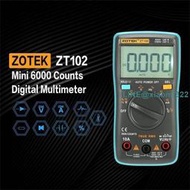速發ZOTEK ZT102 數字萬用表 三用電錶 TRMS 6000計數自動測距儀測試儀液晶顯示器萬用電表電壓々