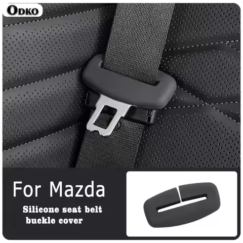 For Mazda Mazda3 CX-30 CX-5 CX-50 EZ-6 Mazda Atenza Interior Accessries 2/4 Piece Car Seat Belt Sili