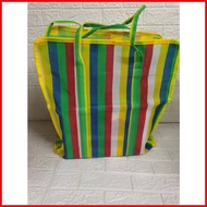 ℗ COD VINCENT/7 sizes Sako bag with zipper makapal luggage bag / Nylon bag / Travel bag / Shopping