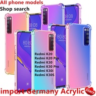 Acrylic phone case / Xiaomi Redmi K40 K20 K30 K30i K30S Gaming Pro 4G 5G