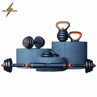 6 In 1 adjustable kettlebell barbell bar dumbbell set -  40KG Set